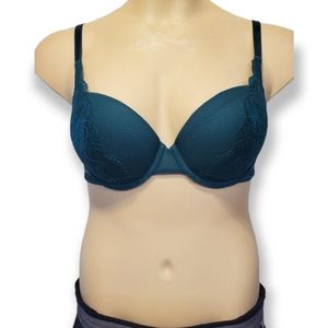 Teal lace Auden Push-Up Bra